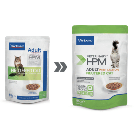 Cat Adult Neutered Salmon chunks in gravy 12x85g