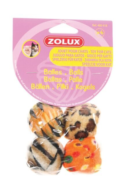 JOUET CHAT BALLES MULTICOLOR X - 480418