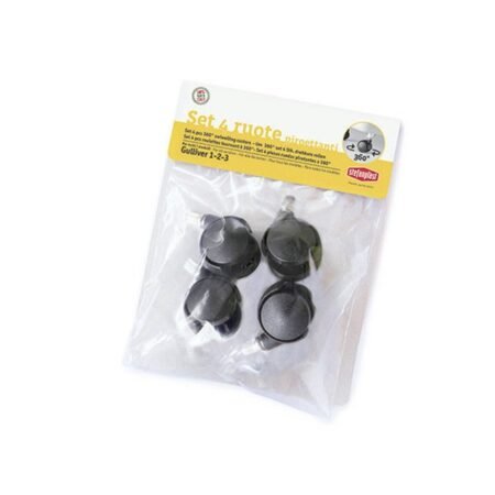 Jeu de 4 roues pivotantes à 360° - 96330